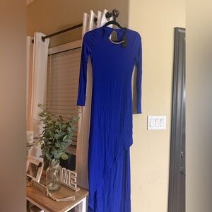 NWT guess blue long dress